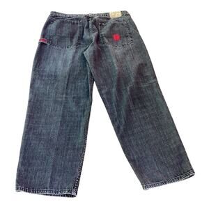 U.S. Polo Assn. Men's Black Straight Denim Jeans Size 40x32